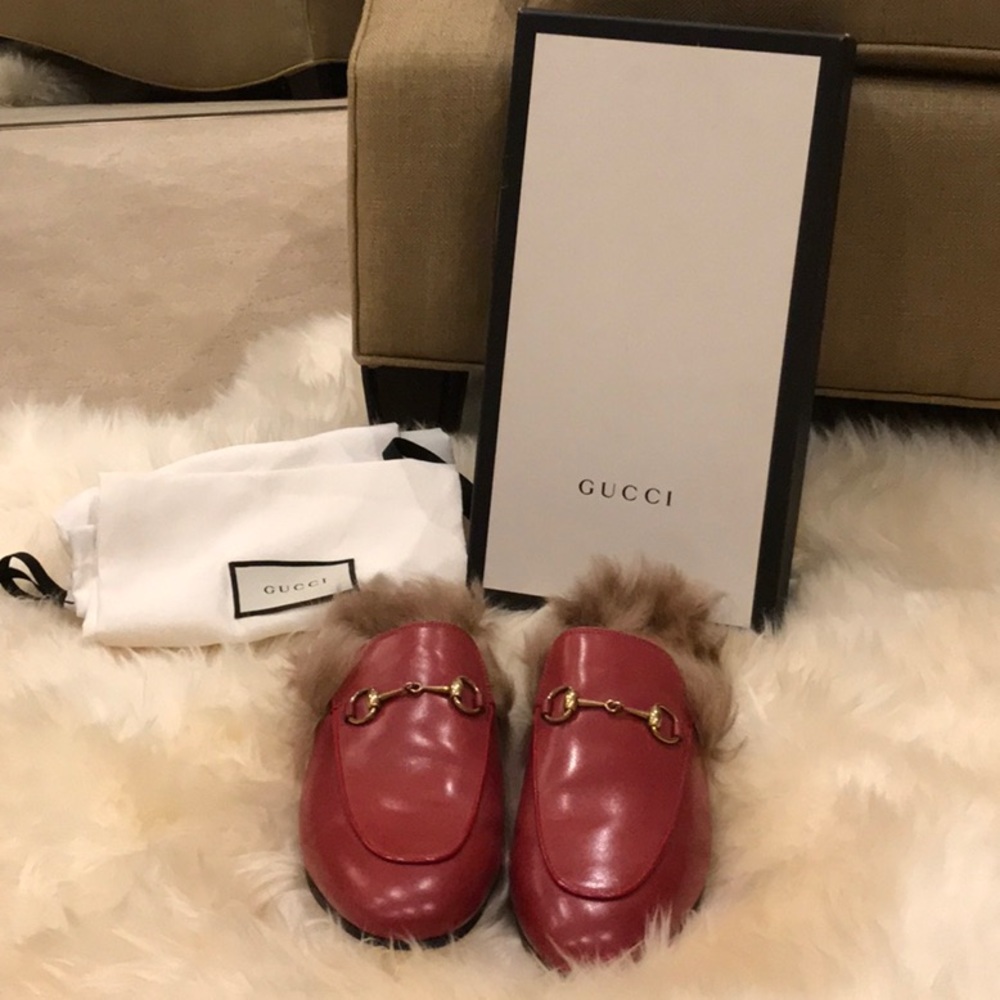 GUCCI LEATER AND FUR UPPER